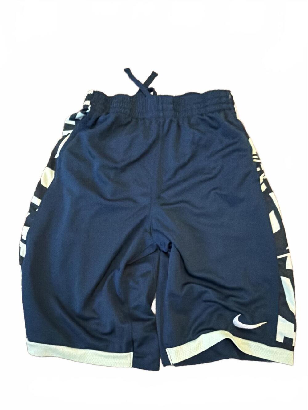 Nike Boys Dri-FIT Athletic Shorts XL Black - Lightweight Breathable